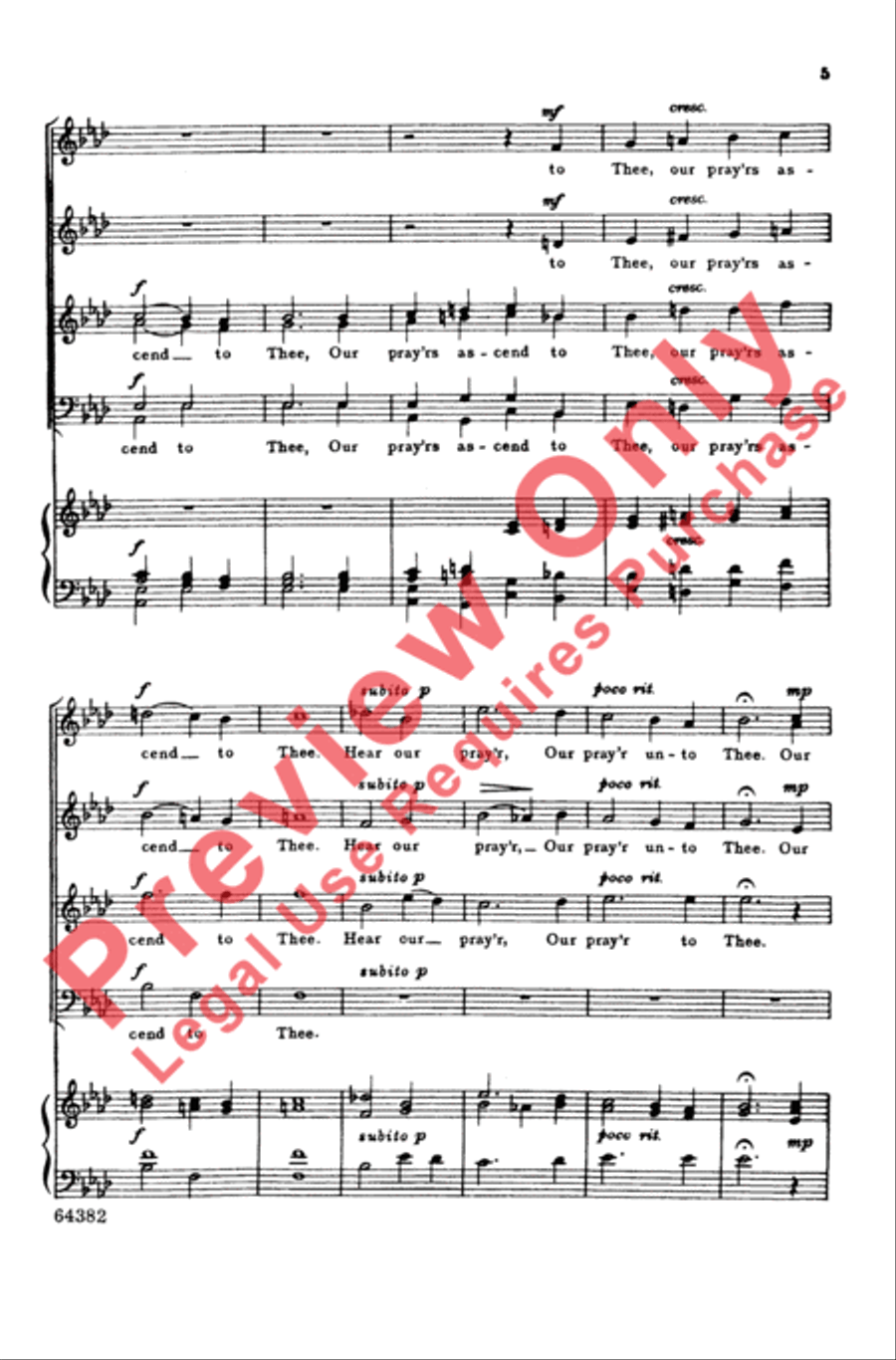 Almighty God of Our Fathers Almighty God of Our Fathers 4-Part scores gallery preview page 5