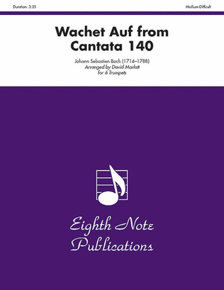 Book cover for Wachet Auf (from Cantata 140)