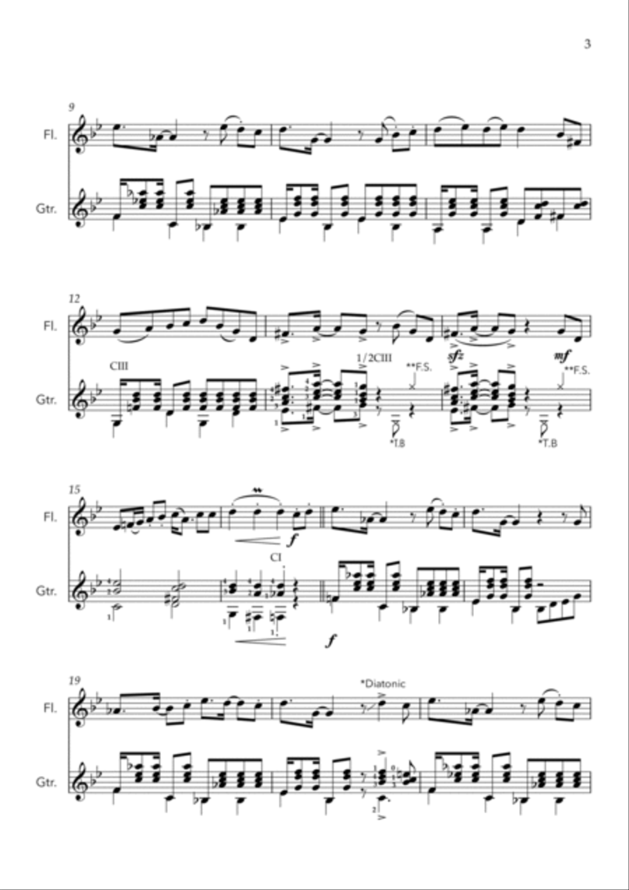 Copacabana (at The Copa) Flute scores gallery preview page 5