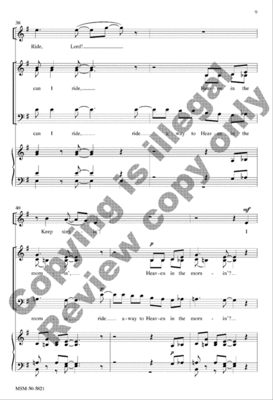 If I Got My Ticket If I Got My Ticket 3-Part scores gallery preview page 9