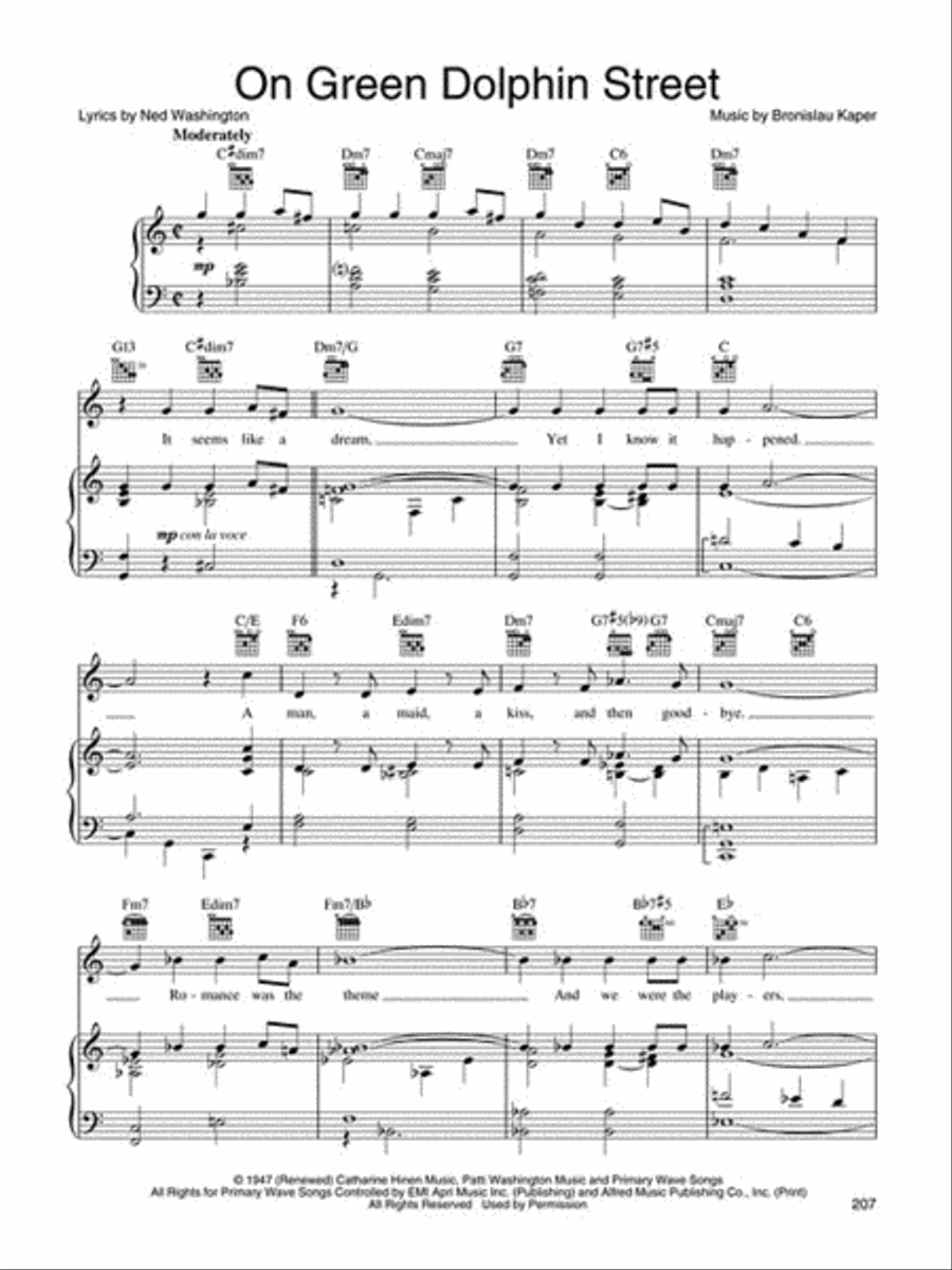 The Most Requested Jazz Standards Piano, Vocal, Guitar scores gallery preview page 4