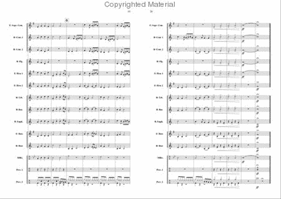 Ding Dong it's Christmas Brass Band scores gallery preview page 10
