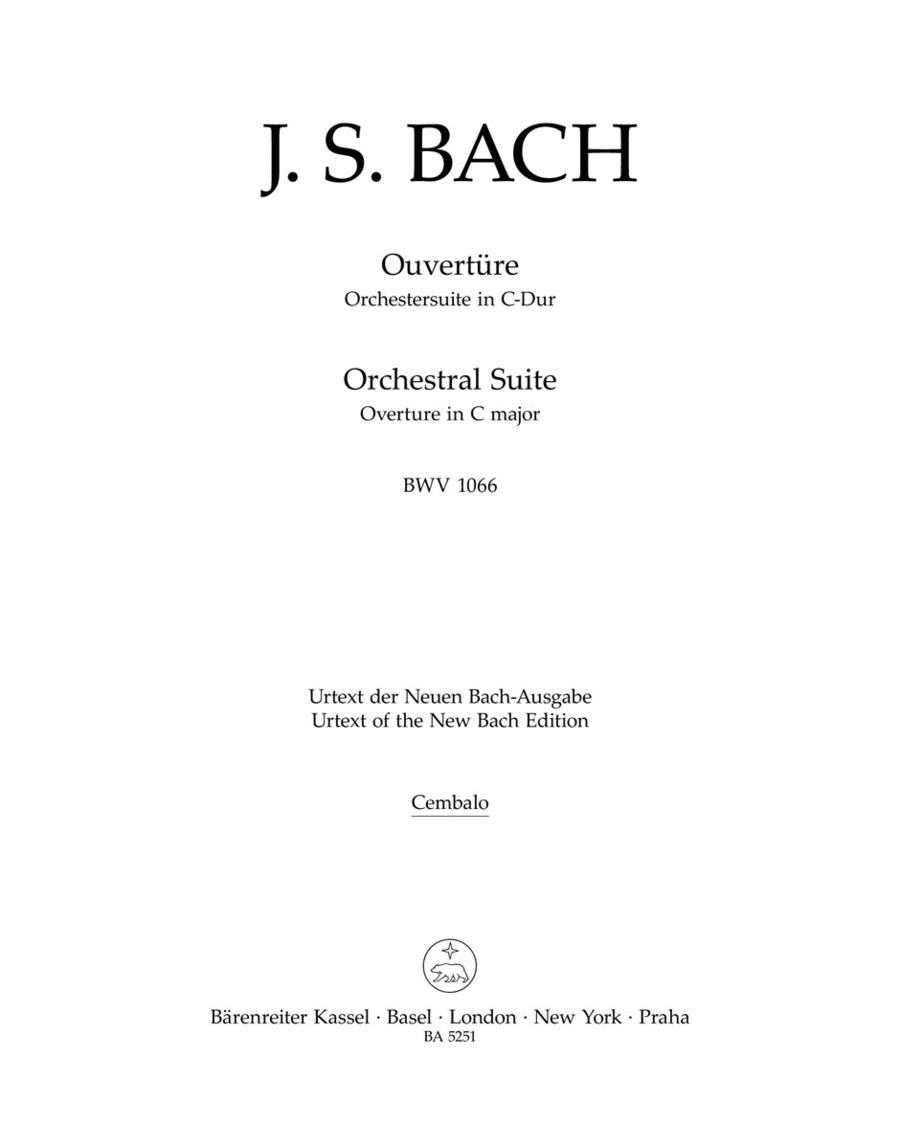 Ouverture (Orchestersuite) C major BWV 1066 Orchestra scores gallery preview page 1