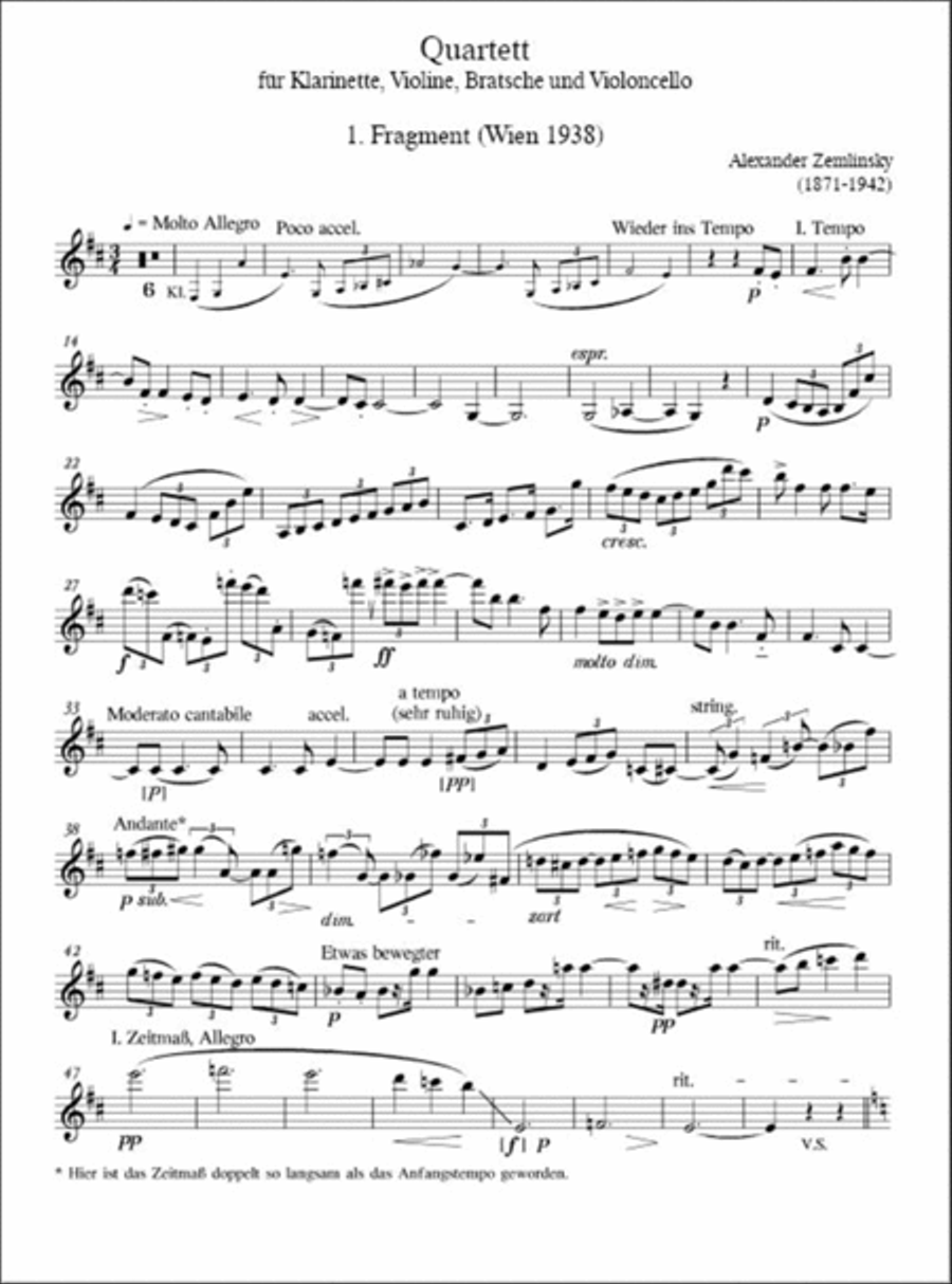 Quartett (2 Fragmente) 1938-1939 String Orchestra scores gallery preview page 3