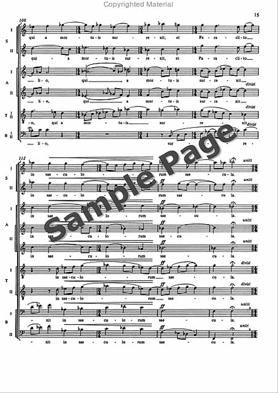Veni Creator Mixed Choir scores gallery preview page 16
