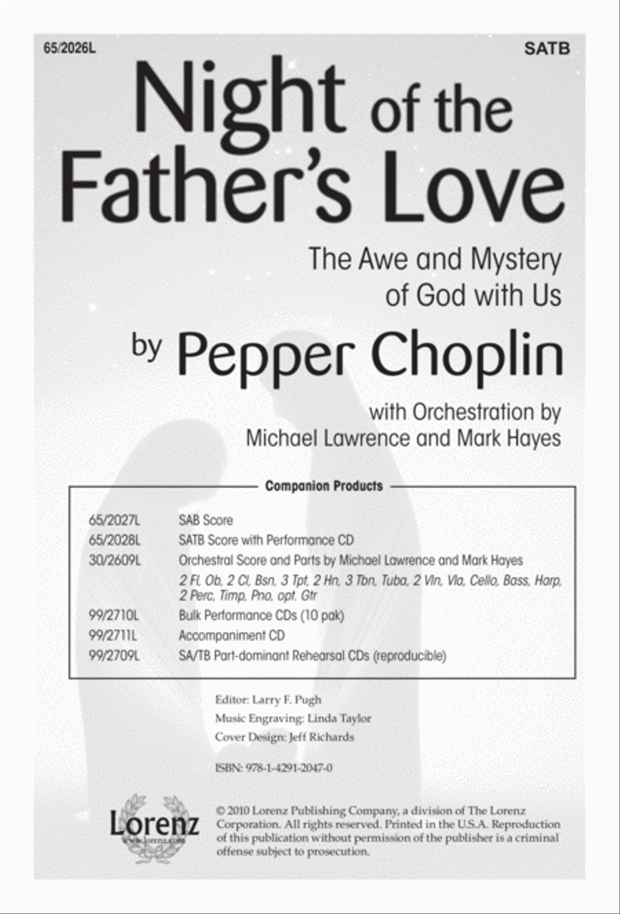 Night of the Father's Love 4-Part scores gallery preview page 2