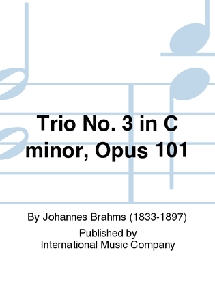 Book cover for Trio No. 3 In C Minor, Opus 101