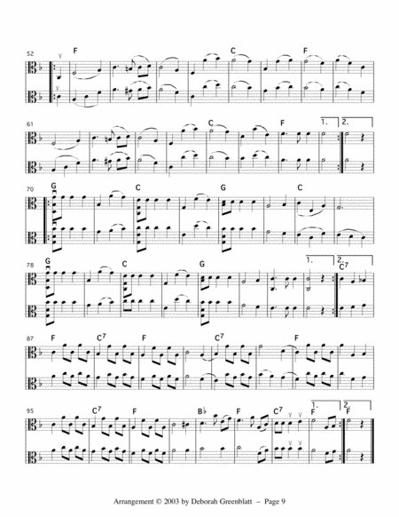 Danish Fiddle Tunes for Two Violas