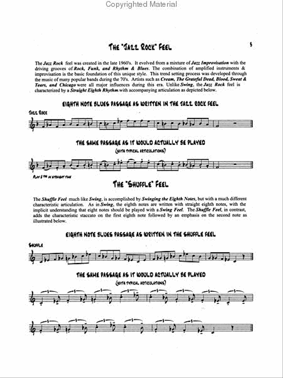 Know Before You Blow - Blues for Tenor Saxophone with 2 CDs Tenor Saxophone scores gallery preview page 2