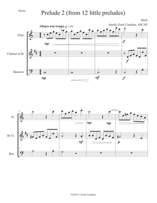 Prelude II - Woodwind Trio (fl/ob, cl, bsn)