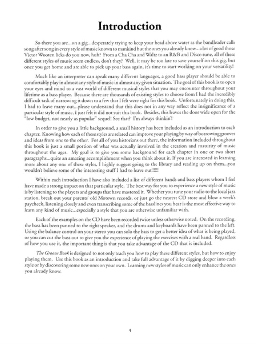 The Groove Book Bass Guitar scores gallery preview page 5