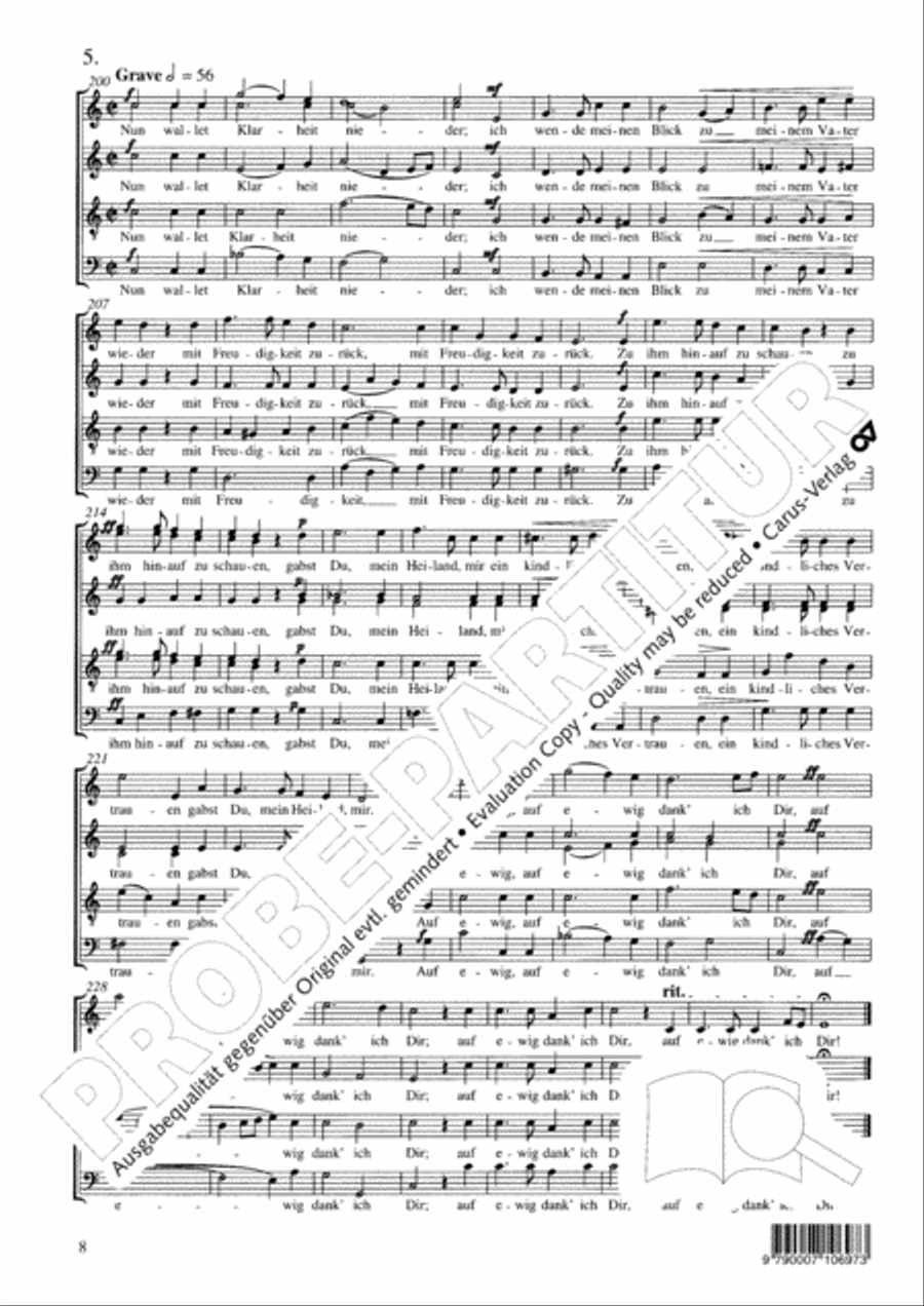 Passionsgesang Passionsgesang 4-Part scores gallery preview page 9