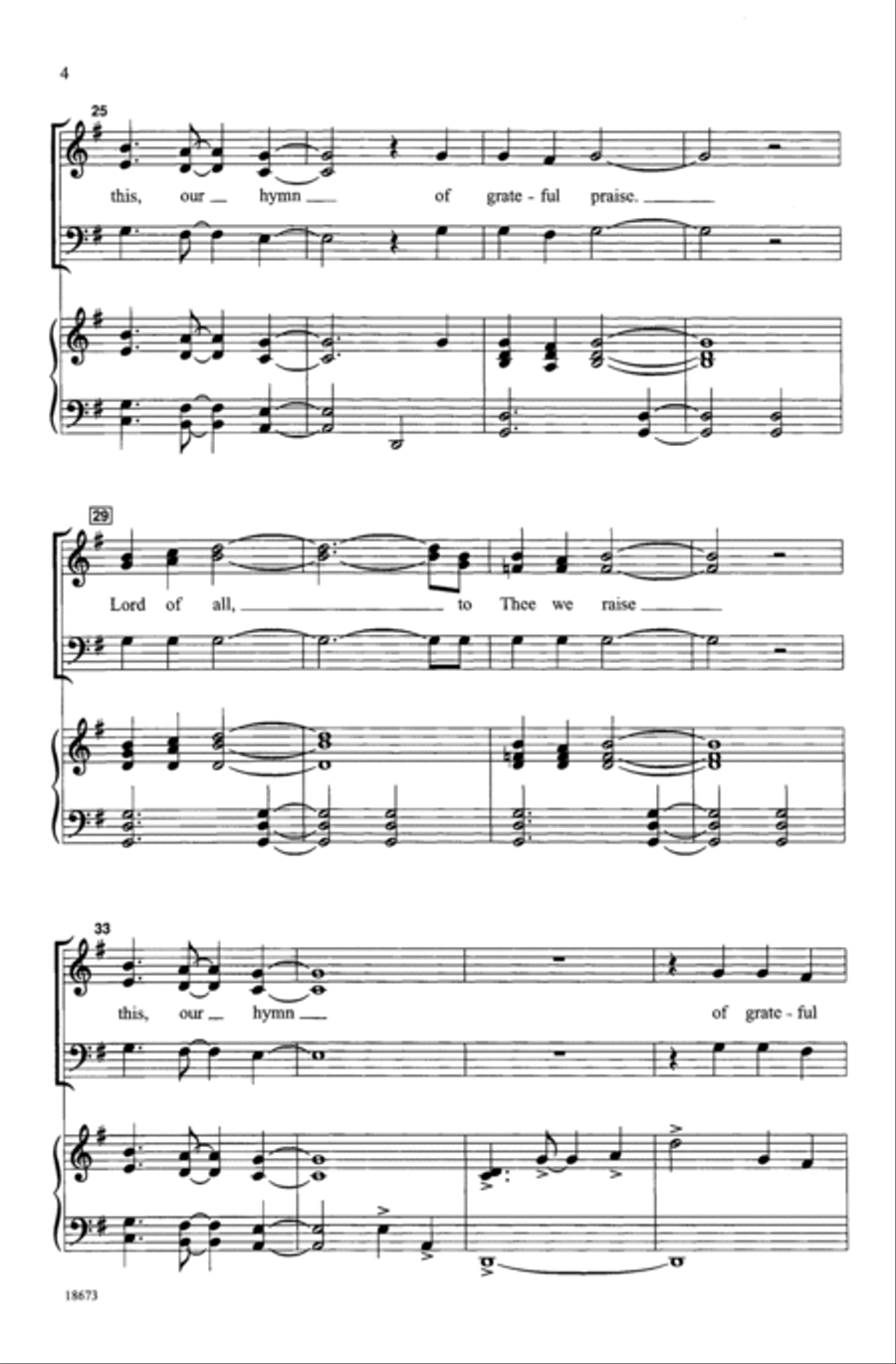 For the Beauty of the Earth 3-Part scores gallery preview page 4