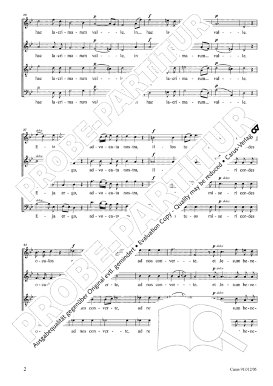 Salve Regina 4-Part scores gallery preview page 3