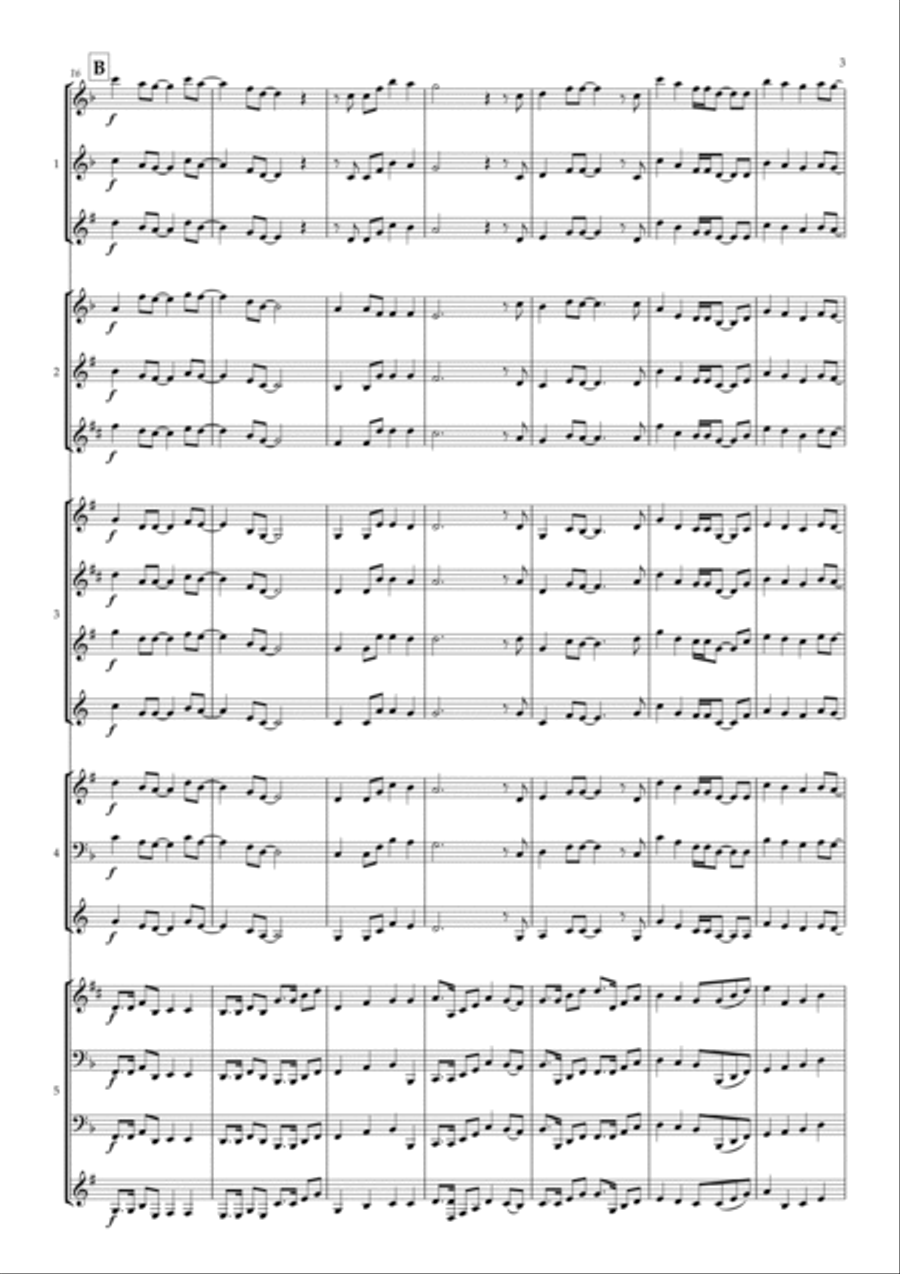 Can You Feel The Love Tonight Concert Band scores gallery preview page 3