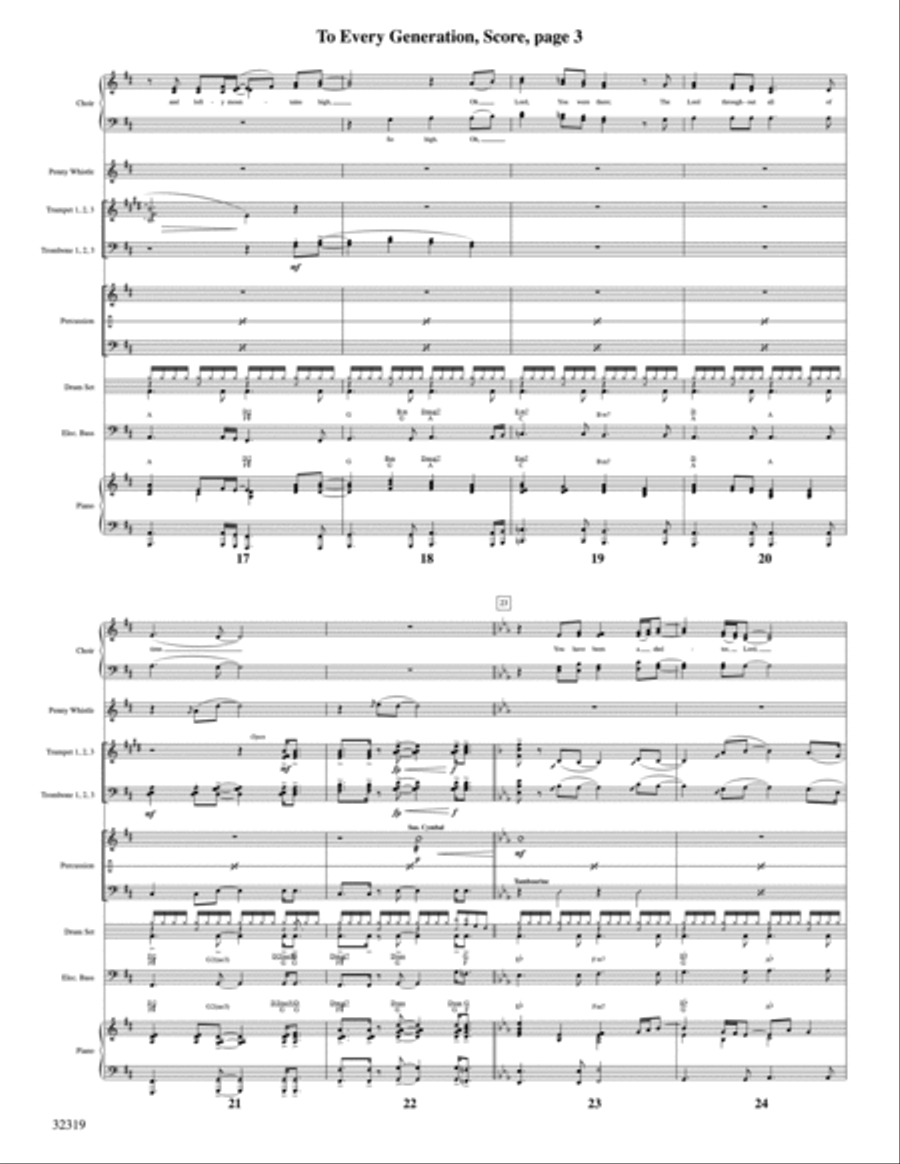 To Every Generation Choir scores gallery preview page 4