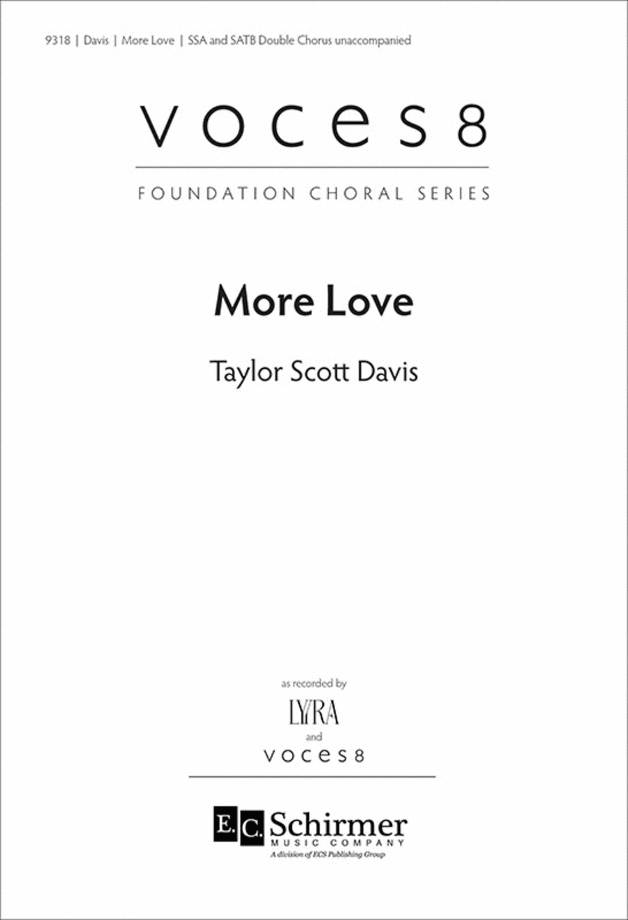 Book cover for More Love
