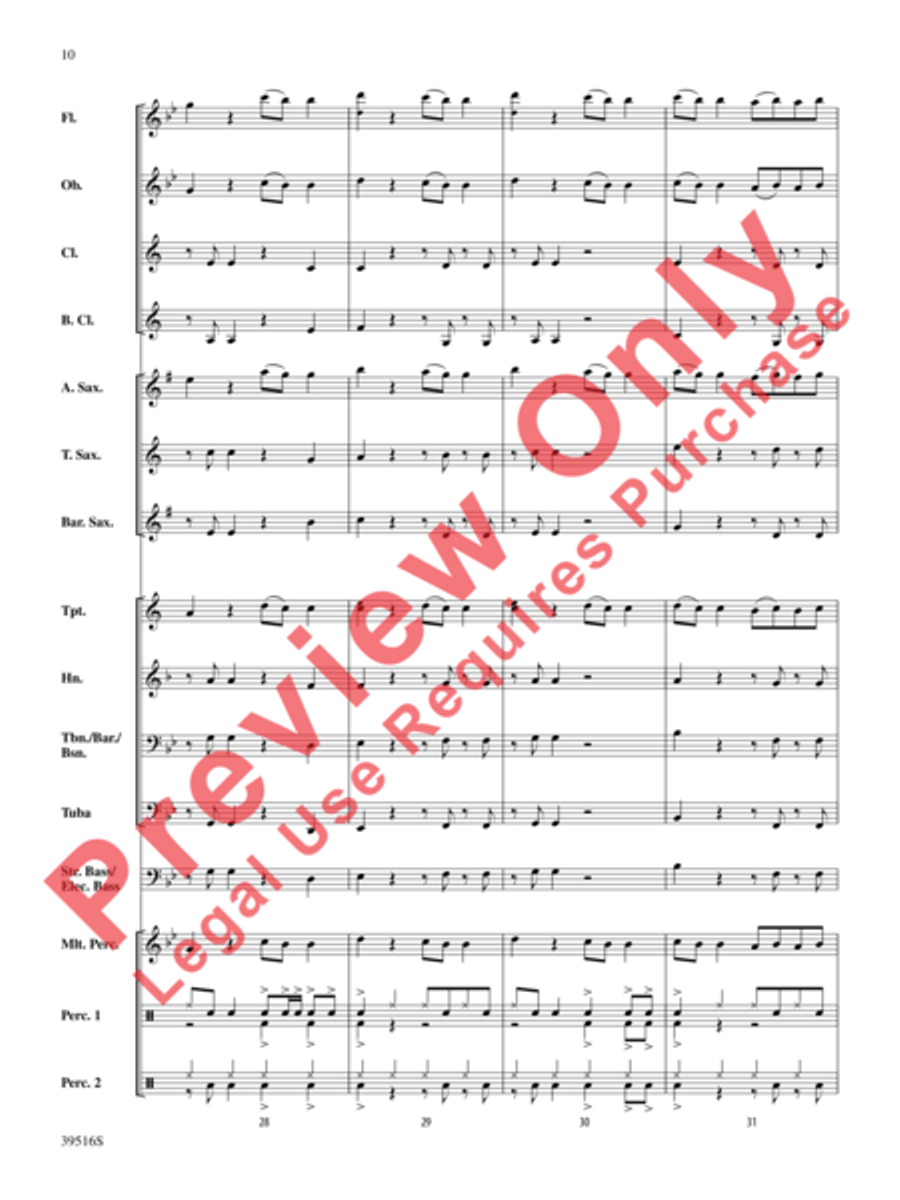 Like Money Like Money Concert Band scores gallery preview page 11
