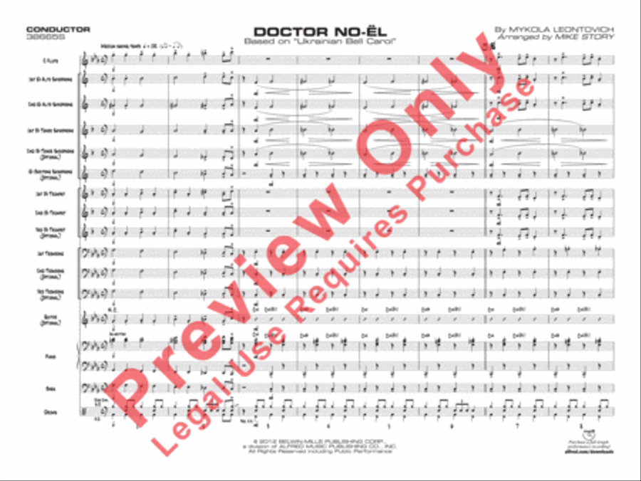 Doctor No-ël Jazz Ensemble scores gallery preview page 4