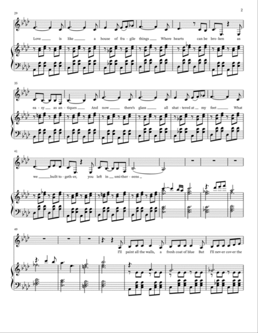 House Of Fragile Things Voice scores gallery preview page 2