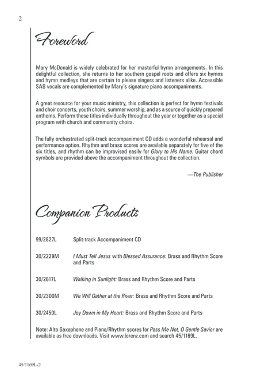 Simply Southern Gospel 3-Part scores gallery preview page 2