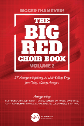 Book cover for The Big Red Choir Book, Volume 2 - CD Practice Trax