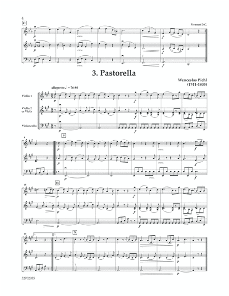 The String Trio: Vol. I(a) String Trio scores gallery preview page 4
