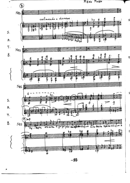 Saint Demetrius (piano score, IX-XIV)