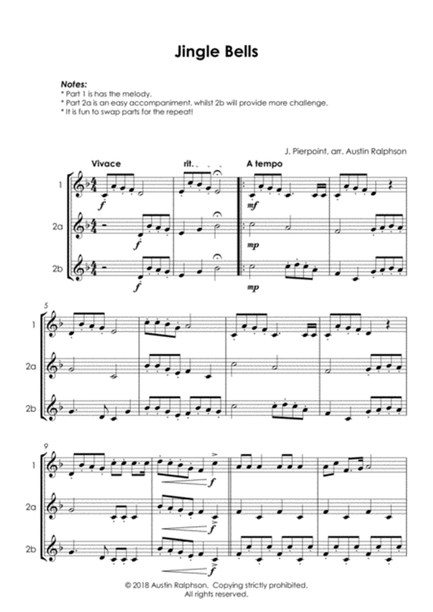 Jingle Bells - horn in F duet (easy / intermediate level) image number null