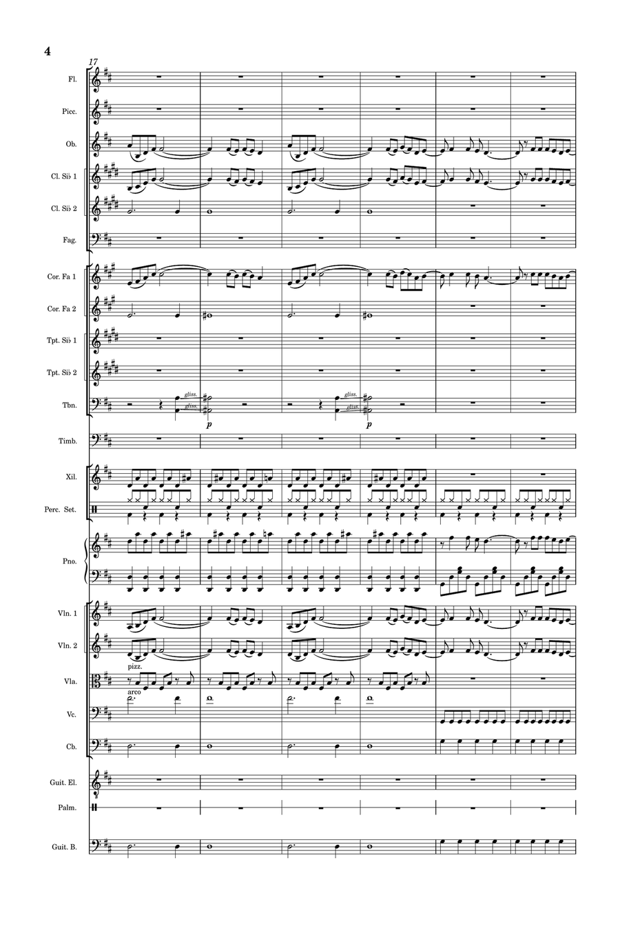Mamma Mia Full Orchestra scores gallery preview page 4