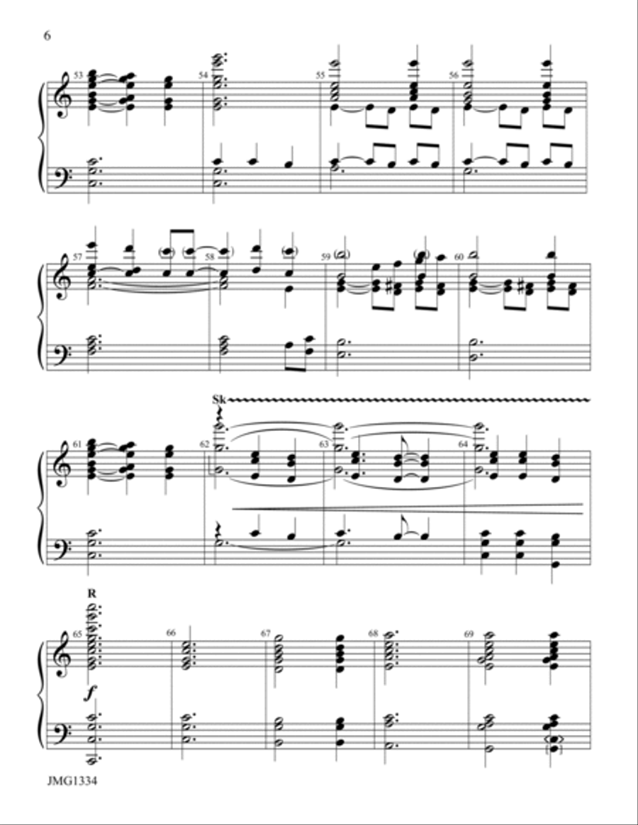 Alleluia! Hear the Bells Ringing! Handbell Choir scores gallery preview page 6