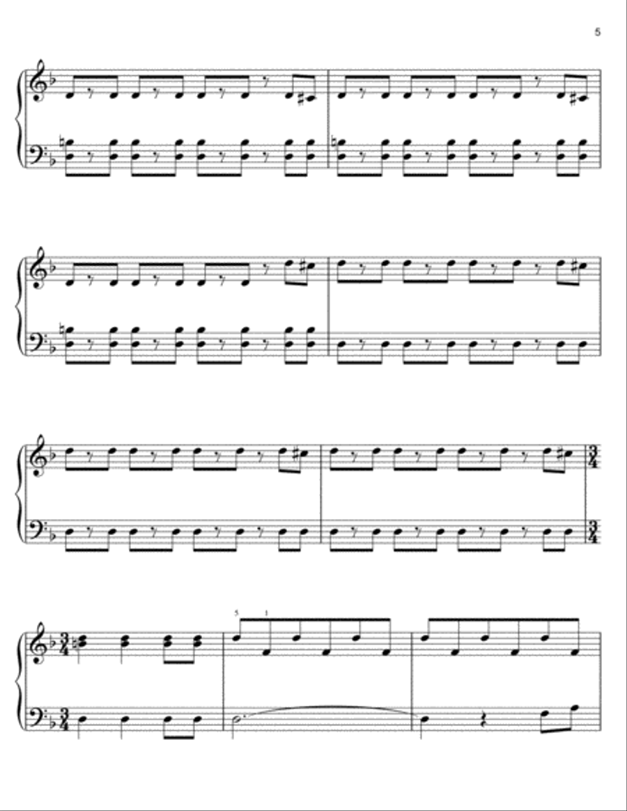 Palm Tree Escape Voice scores gallery preview page 5