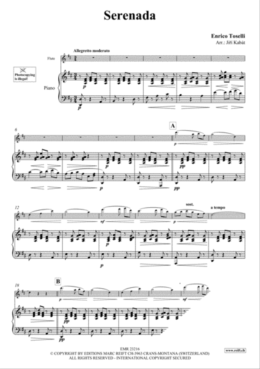 Serenada Serenada Flute Solo scores gallery preview page 3