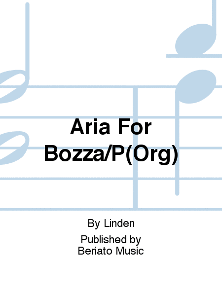 Aria For Bozza/P(Org)