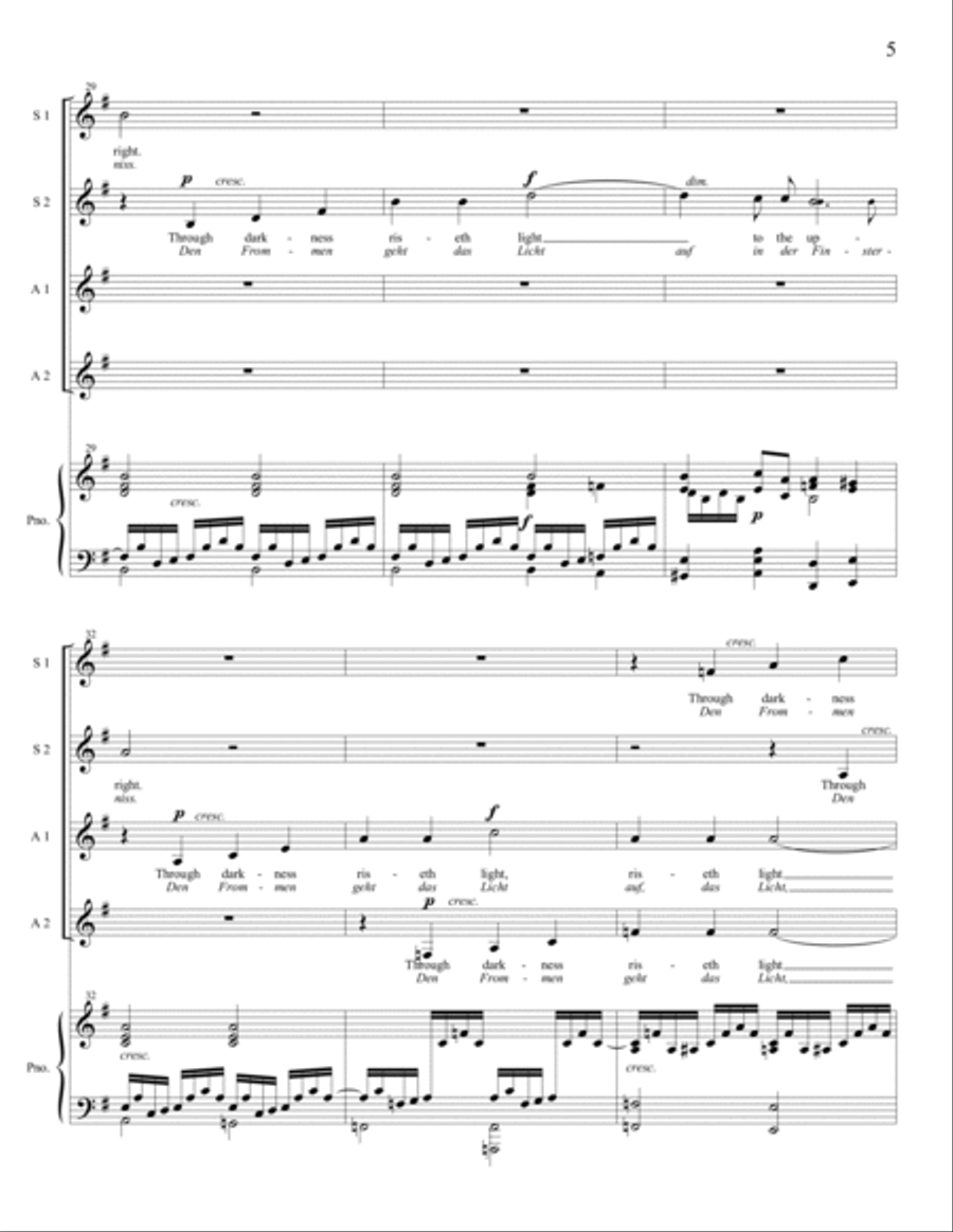 Blessed Are the Men Who Fear Him (SSAA) SSAA scores gallery preview page 5