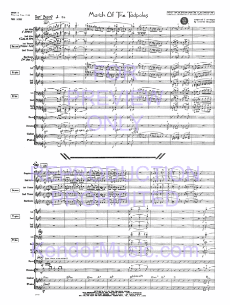 March Of The Tadpoles (Full Score)