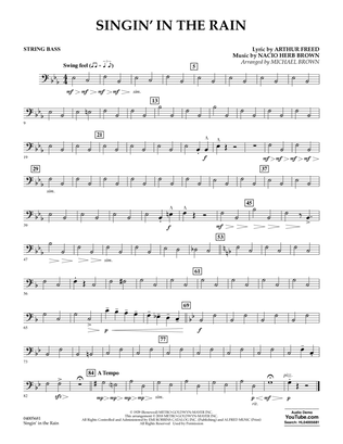 Singin' in the Rain (arr. Michael Brown) - String Bass