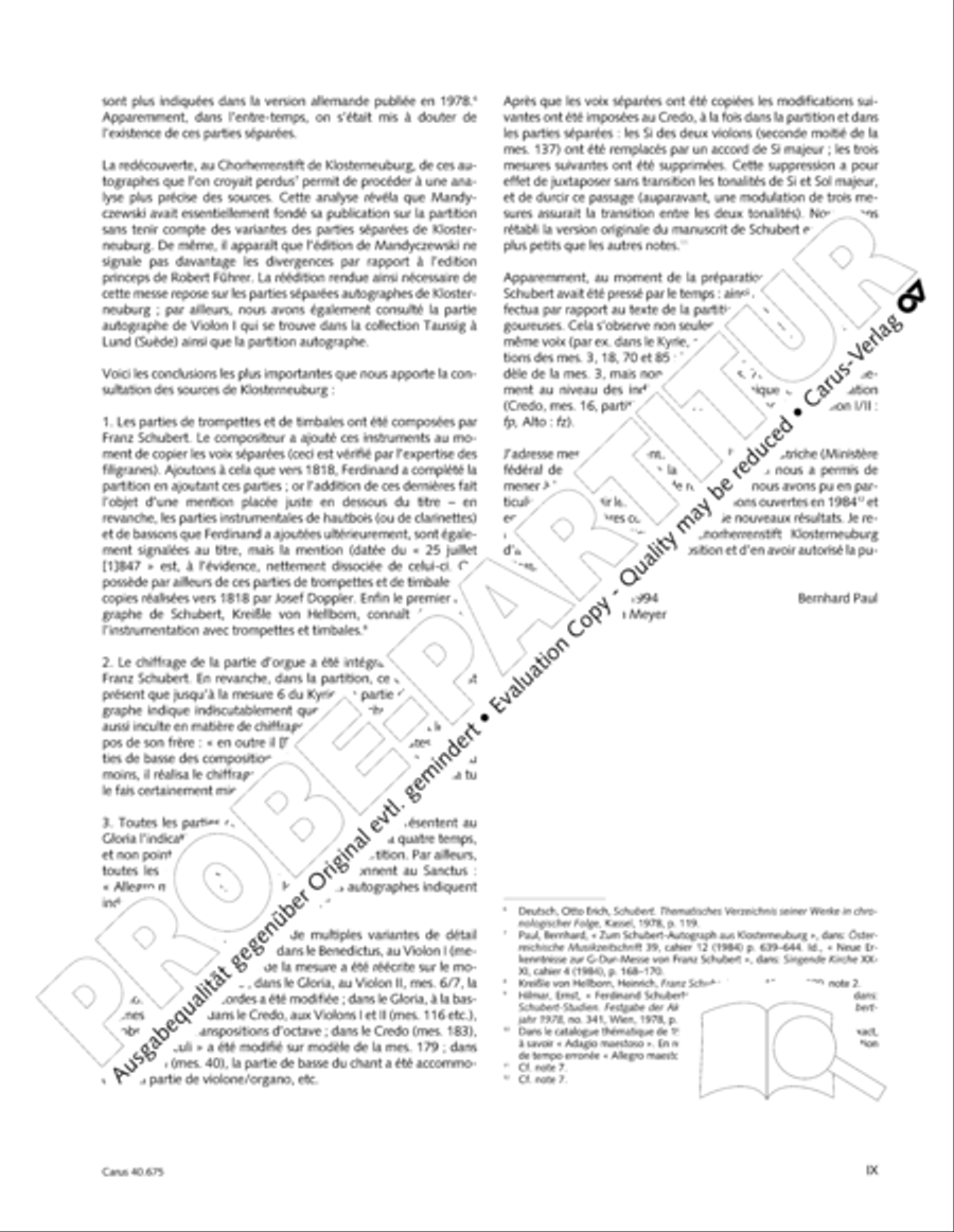 Mass in G Major STB scores gallery preview page 10