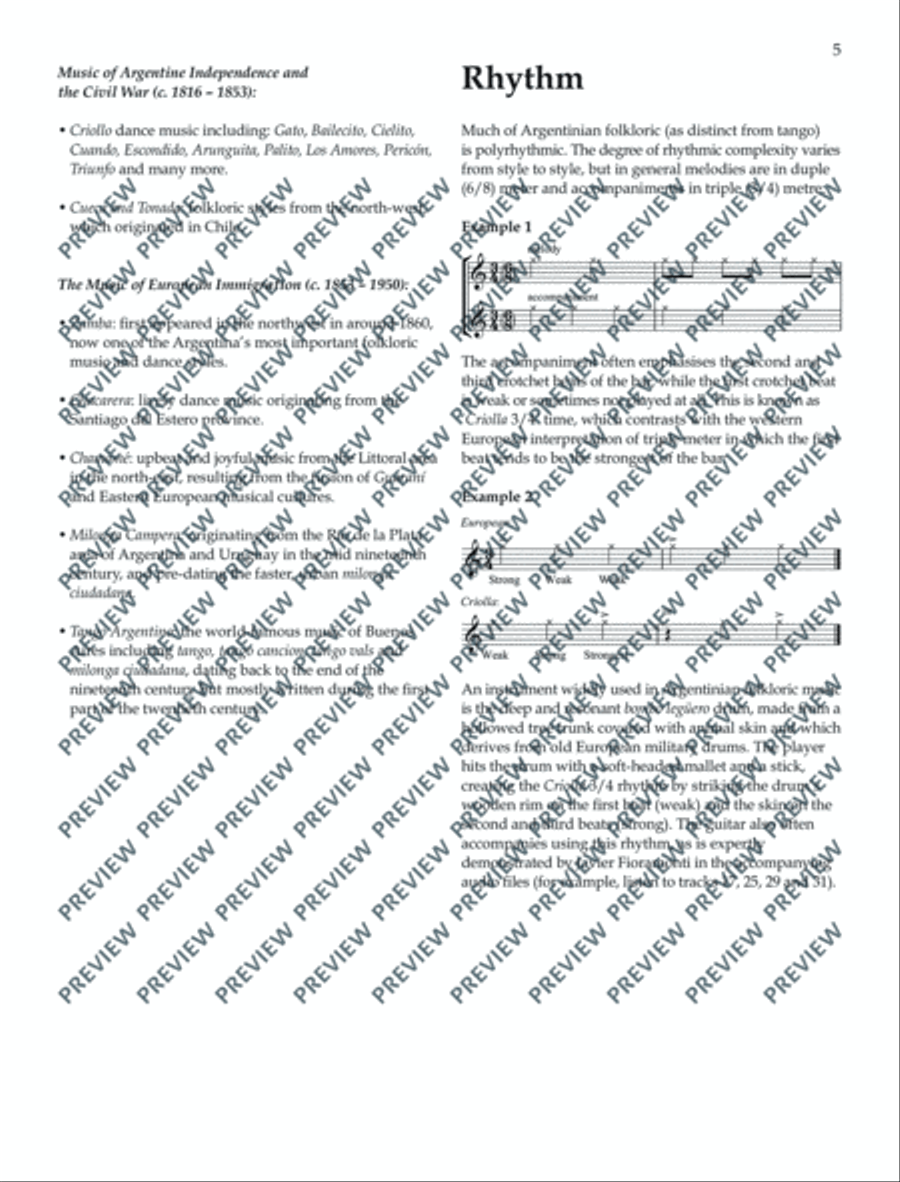 Argentinian Tango and Folk Tunes for Accordion Accordion scores gallery preview page 6