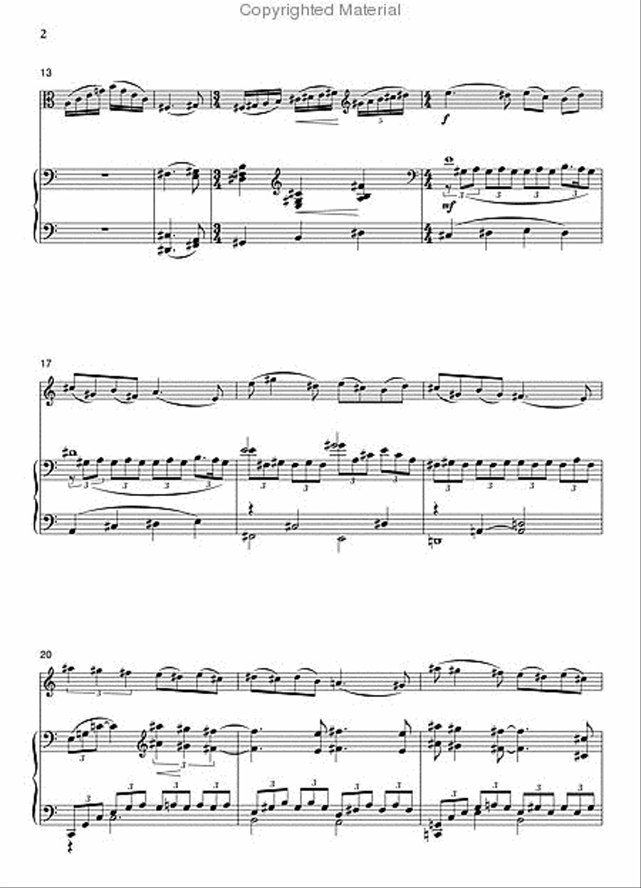 Sonata Viola scores gallery preview page 2