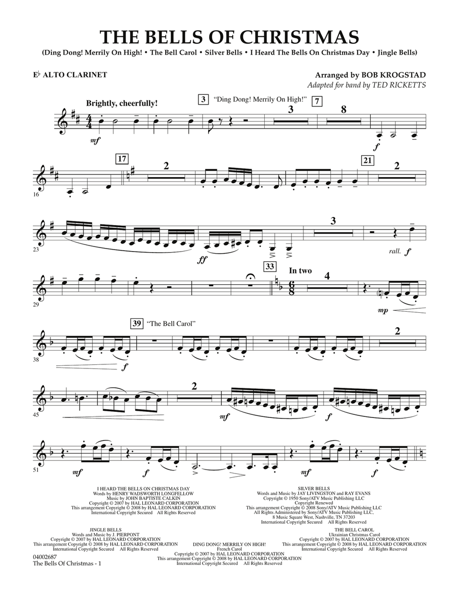The Bells Of Christmas - Eb Alto Clarinet