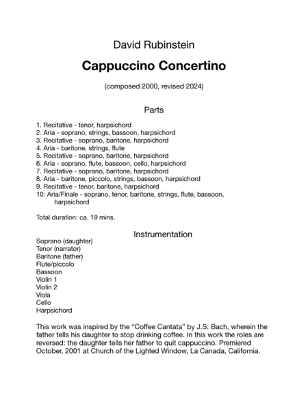 Cappuccino Concertino image number null