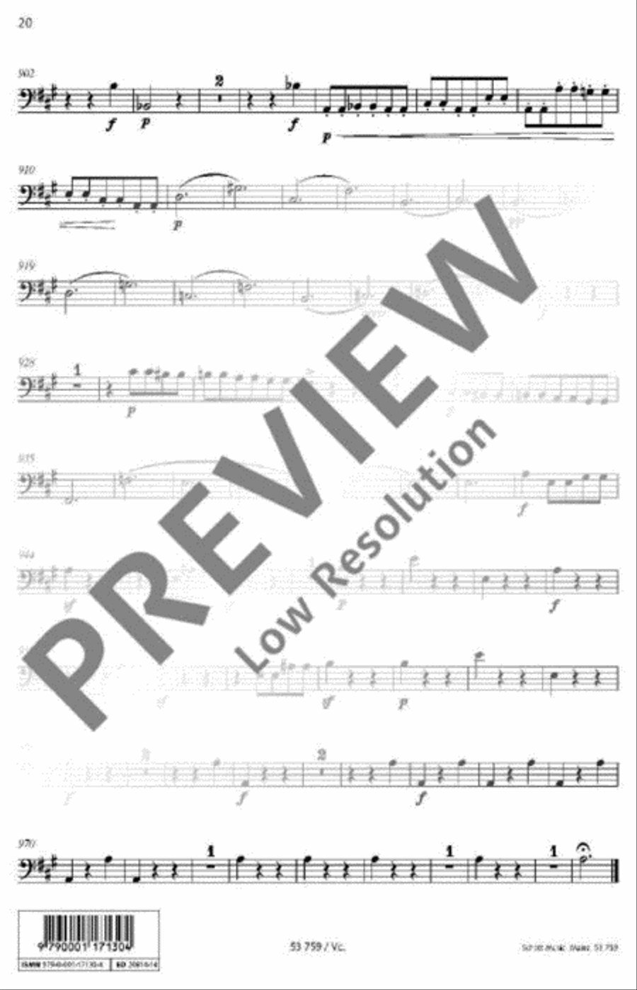 Concerto A minor Concerto A minor Oboe scores gallery preview page 19