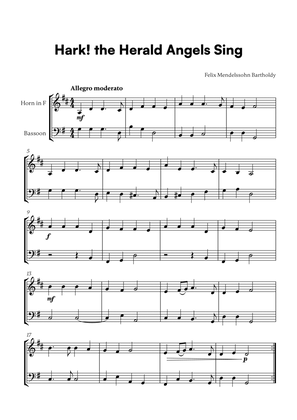 Felix Mendelssohn Bartholdy - Hark the Herald Angels Sing (for French Horn and Bassoon)