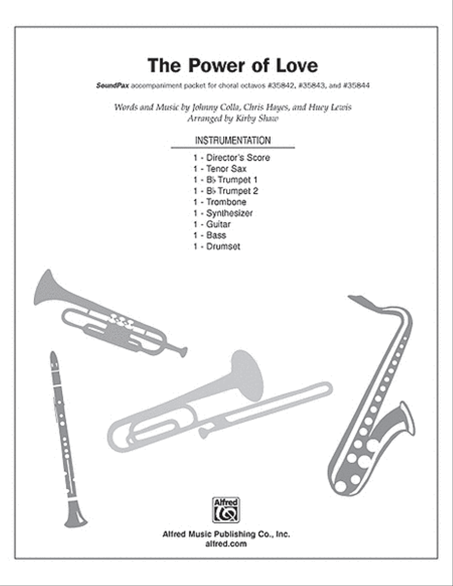 The Power of Love The Power of Love Choir scores gallery preview page 1