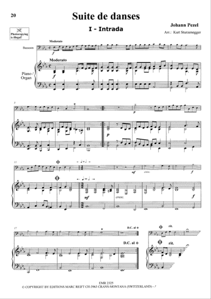 Baroque Masterpieces Bassoon Solo scores gallery preview page 7