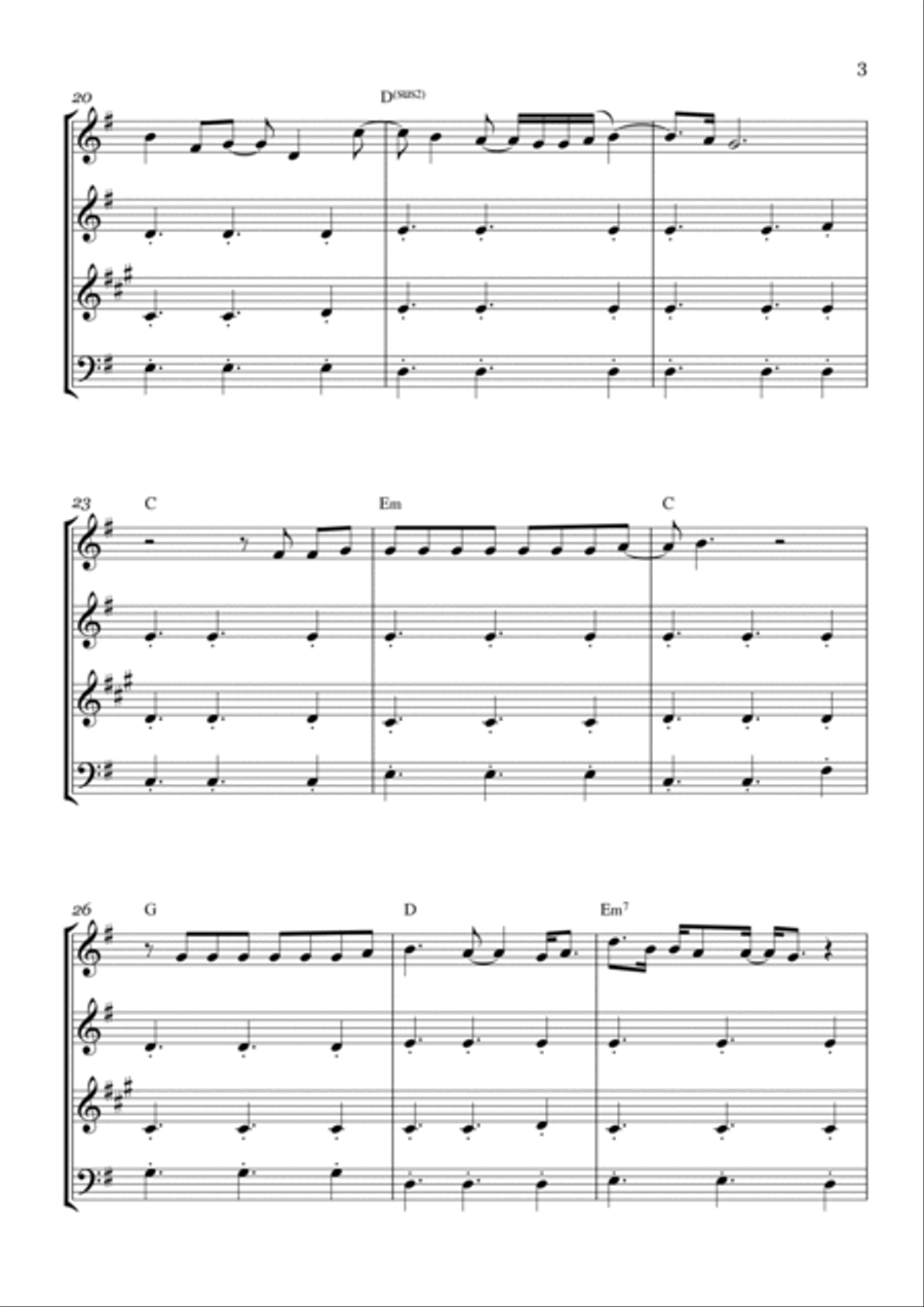 Photograph Woodwind Quartet scores gallery preview page 3