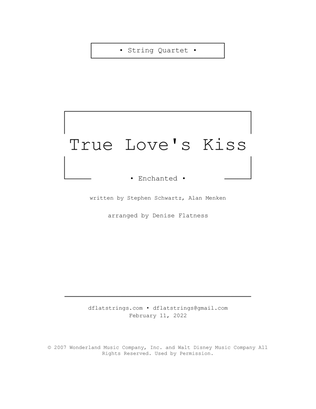 Book cover for True Love's Kiss