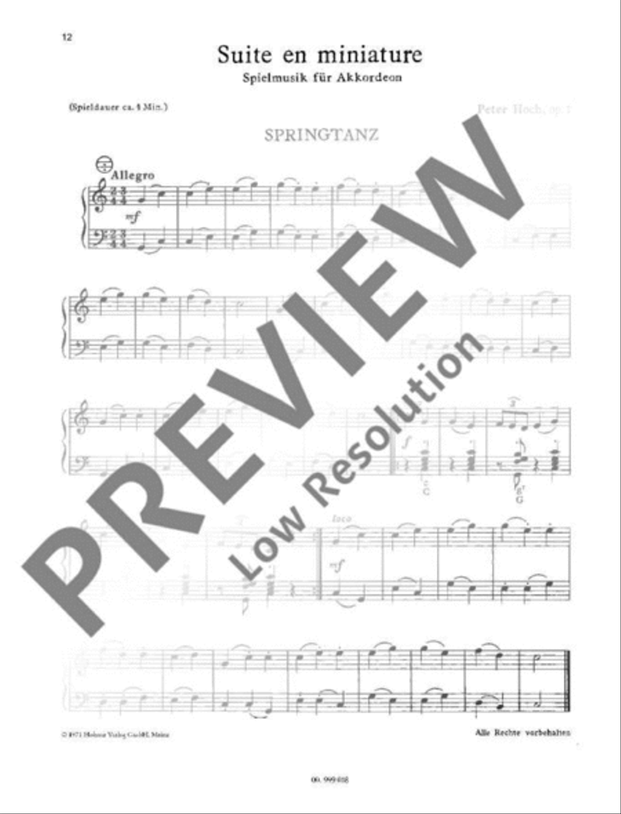 Das große M III-Buch für Akkordeon Accordion scores gallery preview page 13