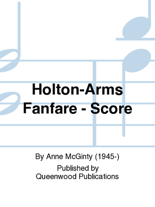 Book cover for Holton-Arms Fanfare - Score